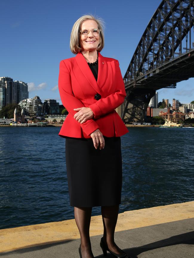 Lucy Turnbull at Pier One, Walsh Bay ahead of the 2016 Bradfield Oration. Picture: Jonathan Ng