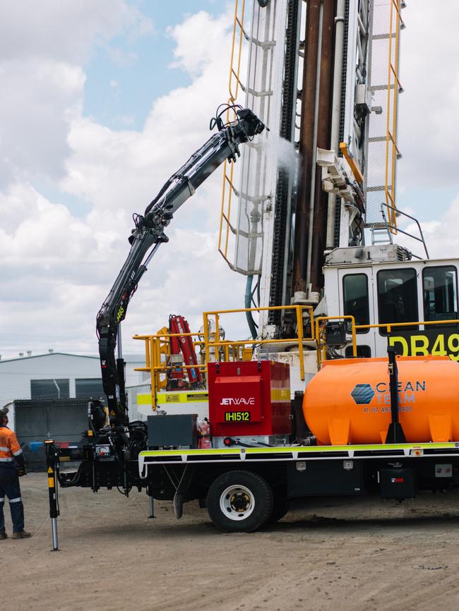 The remote-operated cleaning truck eliminates working at height risk and provides a new approach to operator safety.