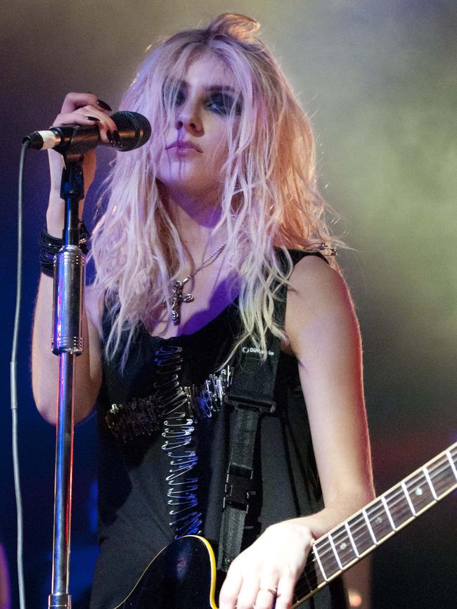 Taylor Momsen and her band The Pretty Reckless in 2013.