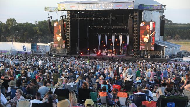 The Teskey Brothers perform at Mt Duneed Estate for A Day on the Green. Picture: Mike Dugdale