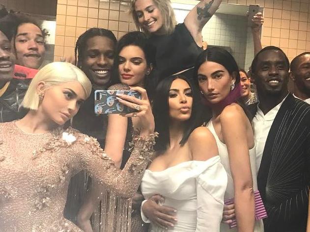 "Annual bathroom selfie." Picture: @kyliejenner/Instagram