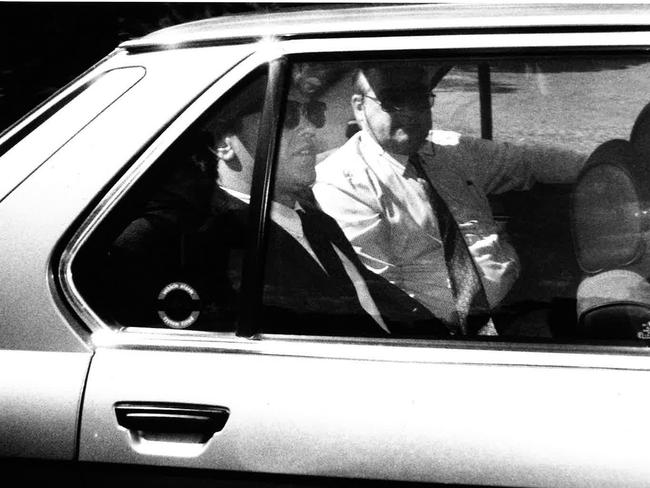 Joe Budd leaves Boggo Road Jail in March 1992