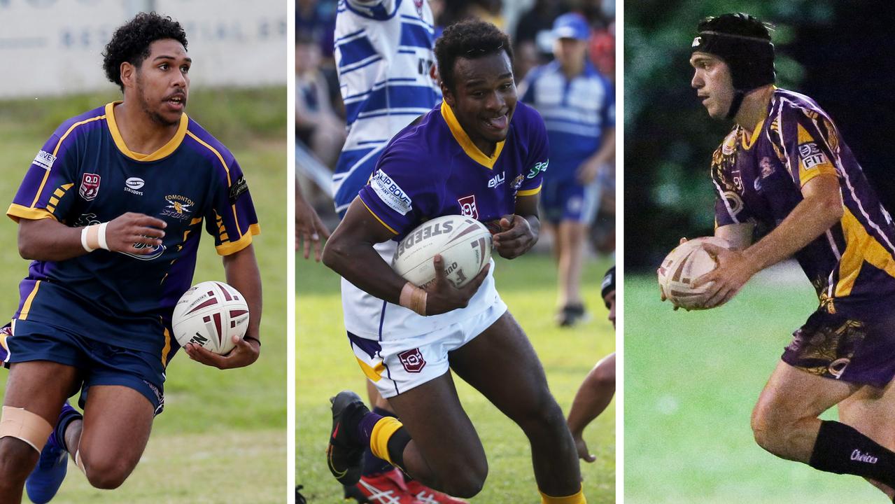 Edmonton Storm’s Sterling Addo-Nona, Wes Walker and Daniel Lazarus.