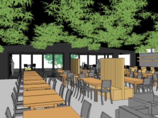 Designs for Easy Tiger cinema St Helens Stage 2, featuring two new restaurants, a coffee hutch, and microbrewery. Picture: Jennifer Binns/ Break O'Day Council