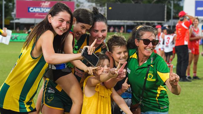 Waratah vs PINT in the 2022-23 NTFL womenÃ&#149;s grand final. Picture: PEMA TAMANG Pakhrin