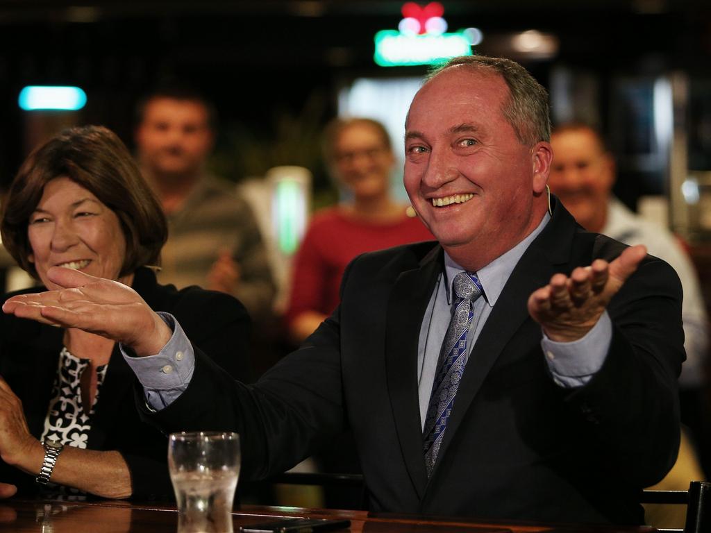 Nationals MP Barnaby Joyce has weighed into the Coalition fight over rogue senator Jim Molan. Picture: Peter Lorimer.