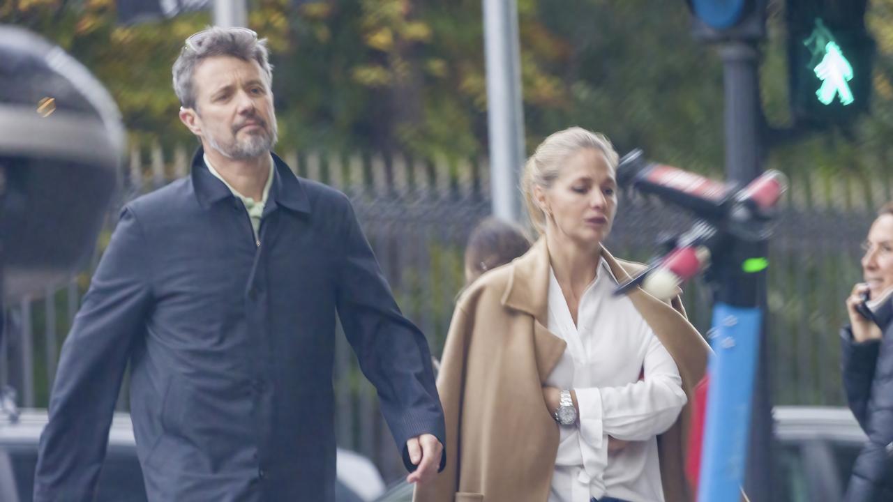 Crown Prince Frederik Of Denmark and Genoveva Casanova were seen together in Madrid where they sparked affair allegations. Picture: Splash News/Media Mode