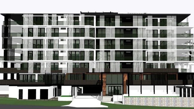 Concept images of the proposed apartment building at Haysmouth Pde, Clontarf. Photo supplied Mark Williams Architects