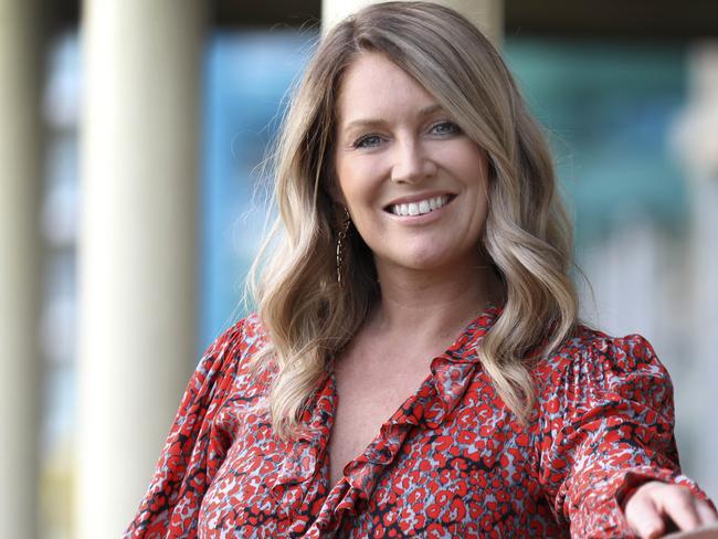 Adelaide entrepreneur and My Budget founder Tammy Barton talks to the Sunday Mail 20 years on from launching her hugely successful business ... she relaxes at one of her favourite spots, Glenelg. 28 March 2019. Picture Dean Martin