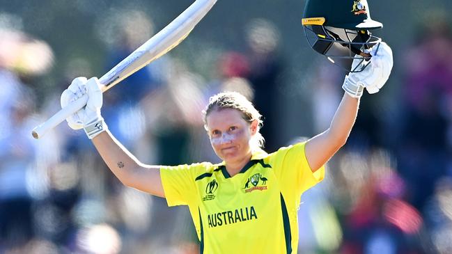 Alyssa Healy of Australia. Photo by Hannah Peters/Getty Images