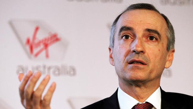 Virgin Australia CEO John Borghetti. (Picture: Hollie Adams/The Australian)