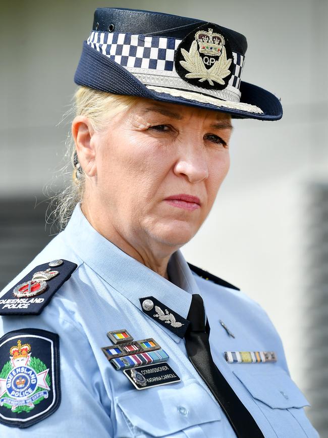 Commissioner of the Queensland Police Service Katarina Carroll. Picture: John Gass.