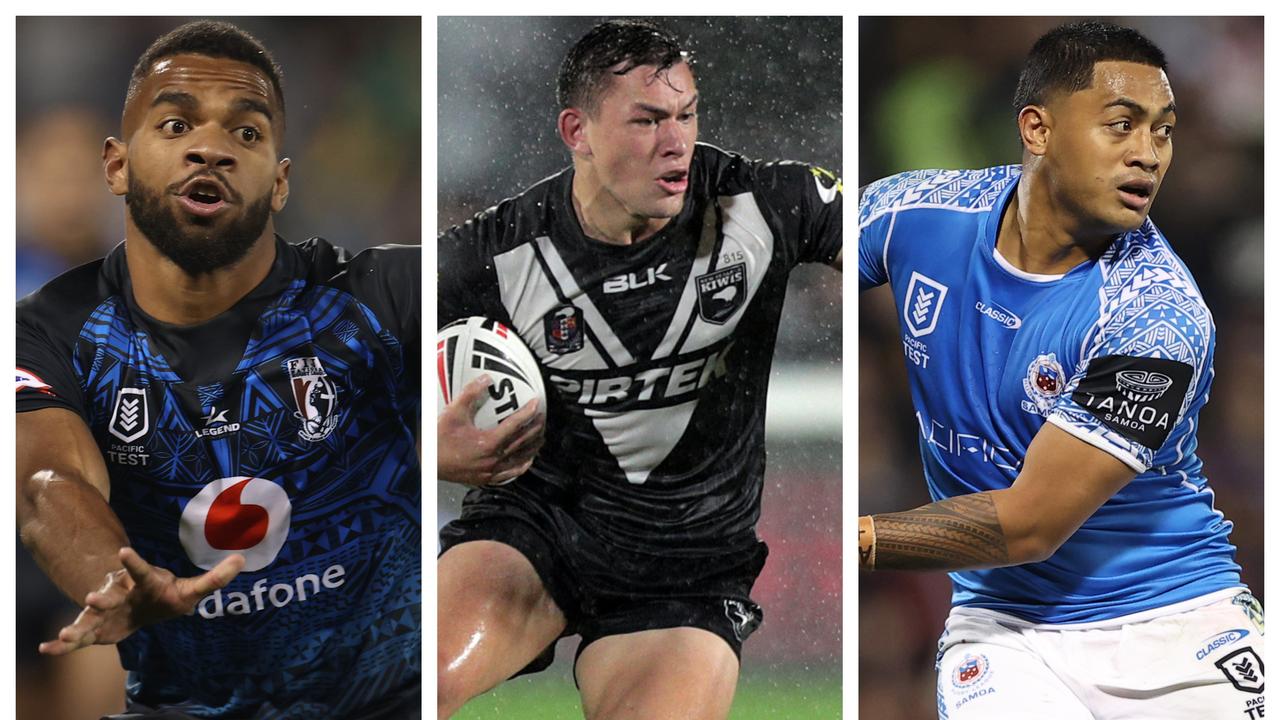 Sunia Turuva, Joey Manu and Anthony Milford. Getty