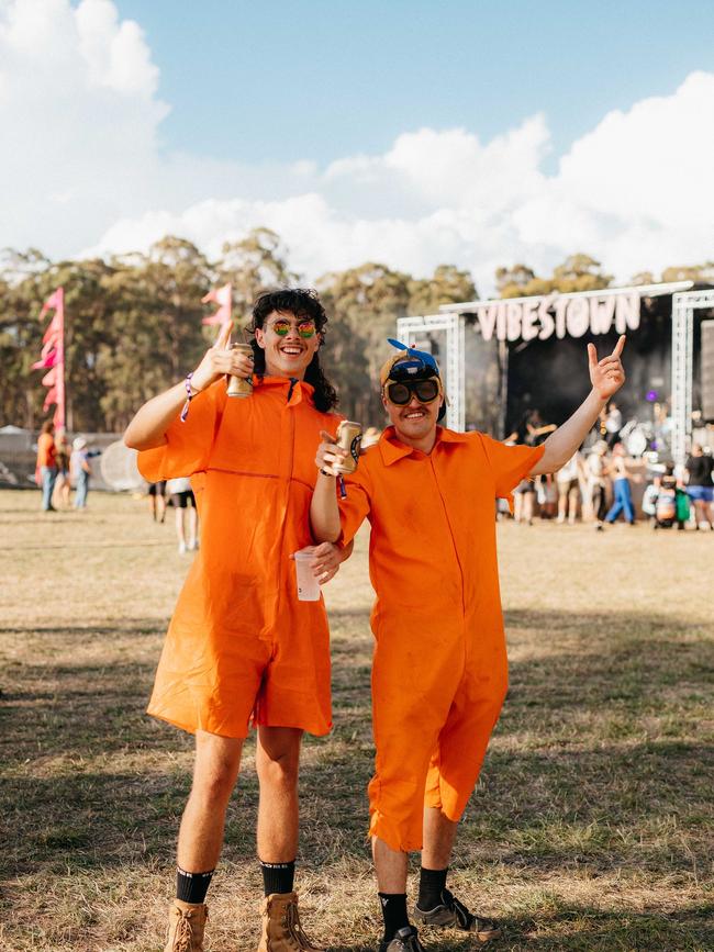 Party in the Paddock, Saturday 11 Feb 2023. Picture Claudia Ciapocha