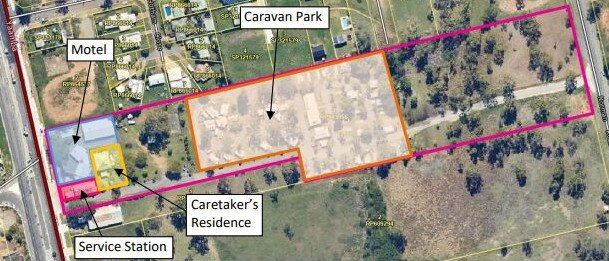 Site location with access from Yaamba Road/ Bruce Highway and Norman Road.