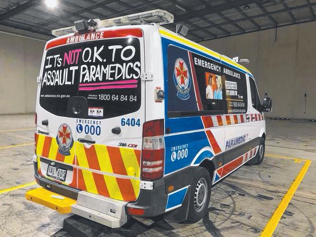 Ambulance officers are abused every 50 minutes around the state. Picture: Supplied