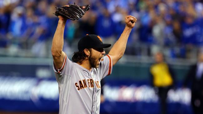 Madison Bumgarner pitched five almost flawless innings to win the World Series for San Francisco.