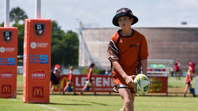 Lawson Fletcher at the 2023 National Combined Touch Championships in Darwin. Picture: Pema Tamang Pakhrin