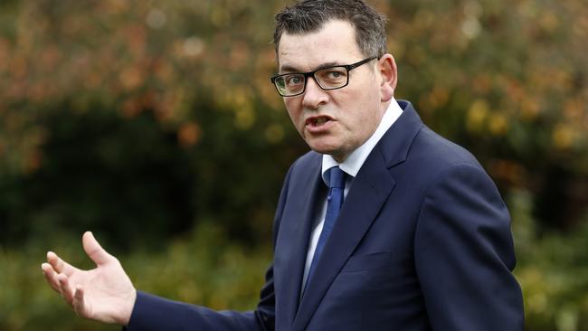 Daniel Andrews was grilled by the commission. Picture: Getty Images