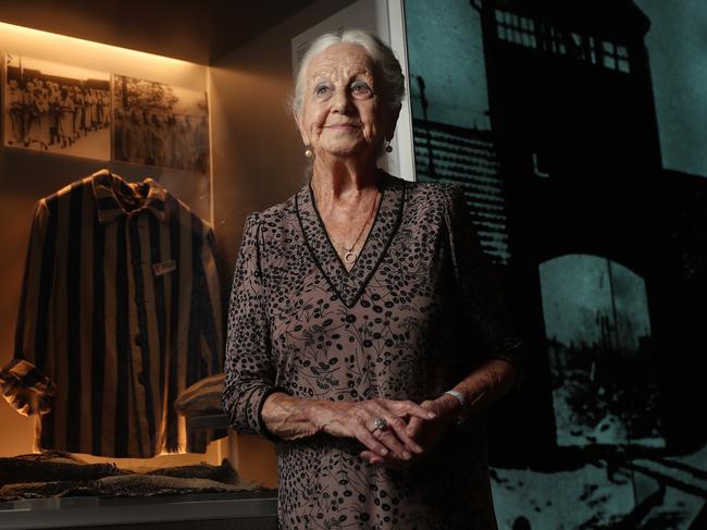 Holocaust survivor Olga Horak was a orphan teenager in the Nazi prison camps during World War 2 and came to Australia with nothing in 1948. Picture: Richard Dobson