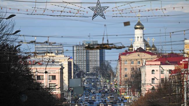 Villages in the Bryansk region along the border with Ukraine have reported several cases of shelling from the Ukrainian side since the conflict began. Picture: AFP.