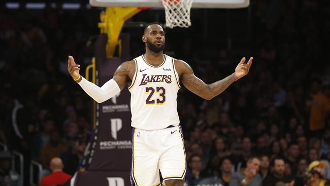 LeBron James is the best basketballer of the decade. Picture: Getty