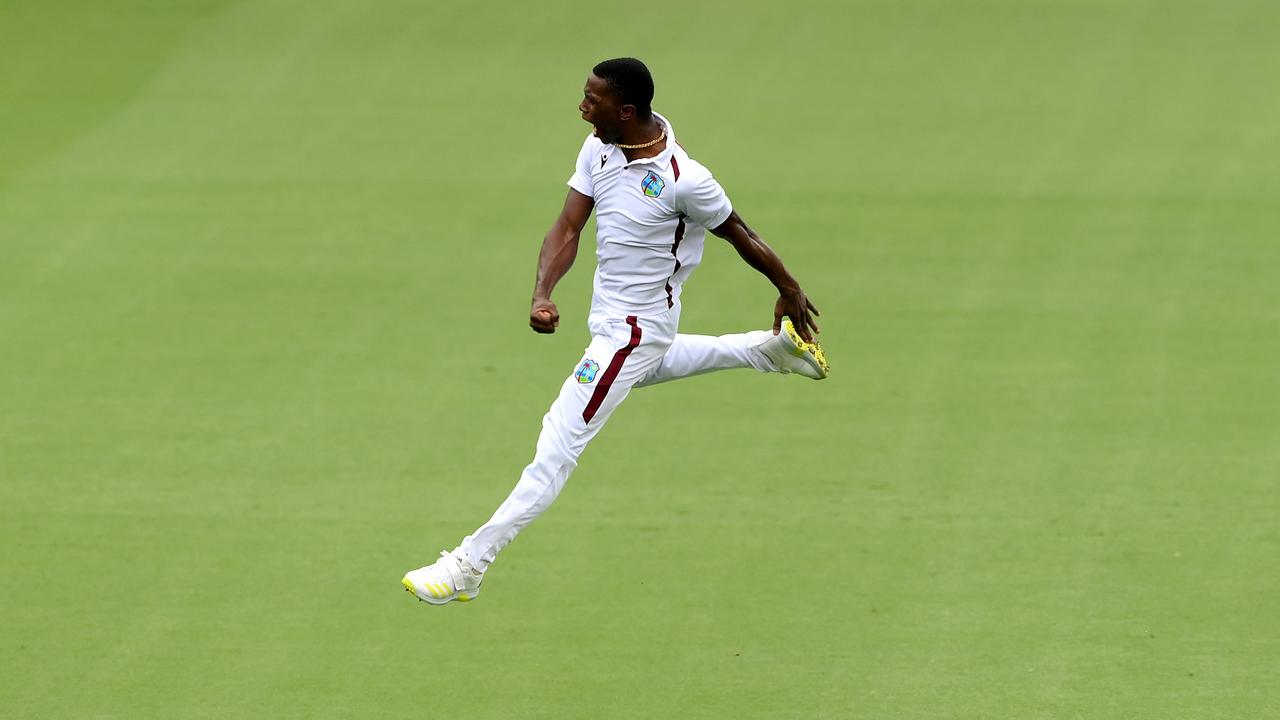 Shamar Joseph is ready for lift-off. (Photo by Bradley Kanaris/Getty Images)