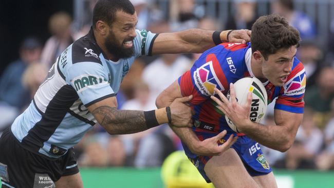 Nick Meaney was named rookie of the year this season for Newcastle. Picture: AAP