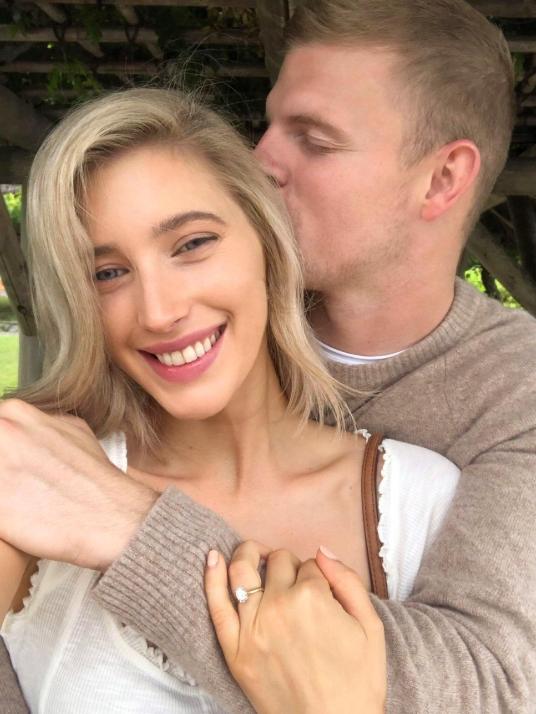 Megan Ryan and Jordan Elsey are engaged. Picture: Instagram.