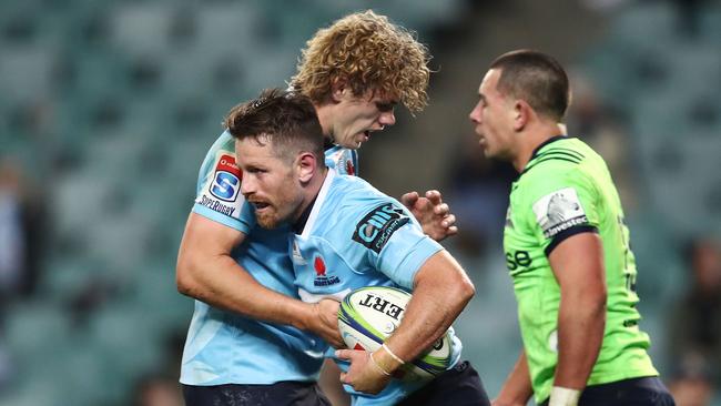 Rows of empty seats took the shine off a famous win for the Waratahs. Picture: Getty