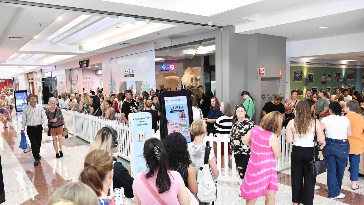 Opening of the 3-day pop up store Shein, Brookside Shopping Centre. Picture: Patrick Woods.