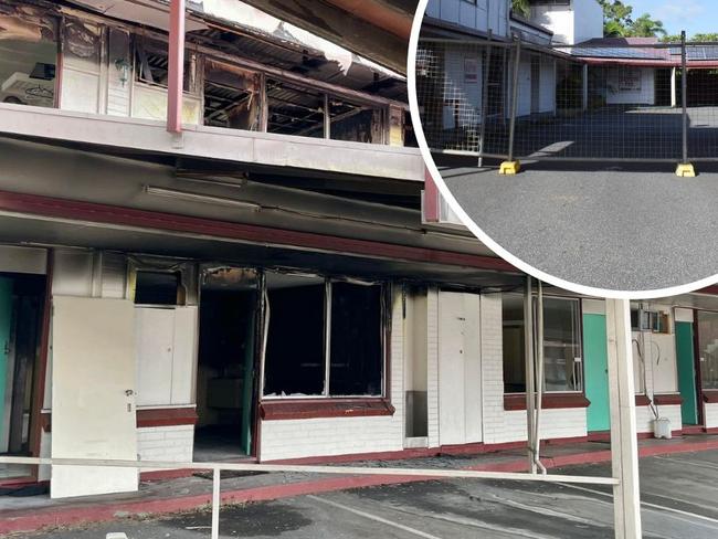 Two suspicious fires were reported at the closed Ambassador Motel in Rockhampton in February 2023.