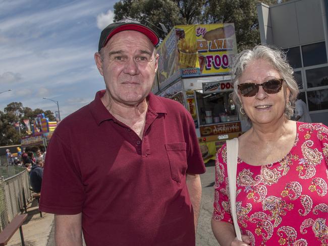 Peter Simpson and Diane Varley at the 2024 Swan Hill Show Picture: Noel Fisher