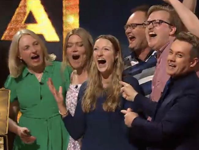 Jessica’s family were thrilled for her big win.