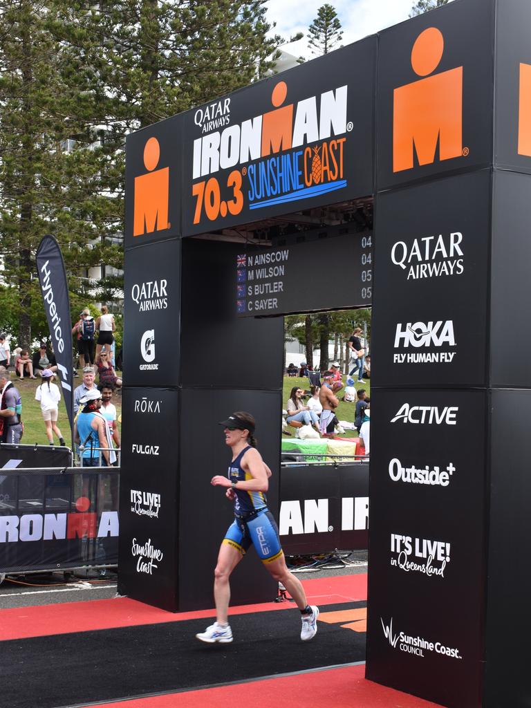 Sunshine Coast Ironman 70.3 at Mooloolaba 2022.