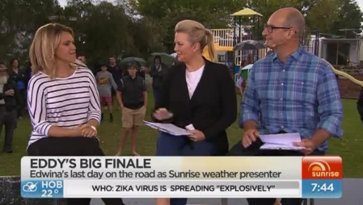 Edwina Bartholomew's last day on Channel 7's Sunrise