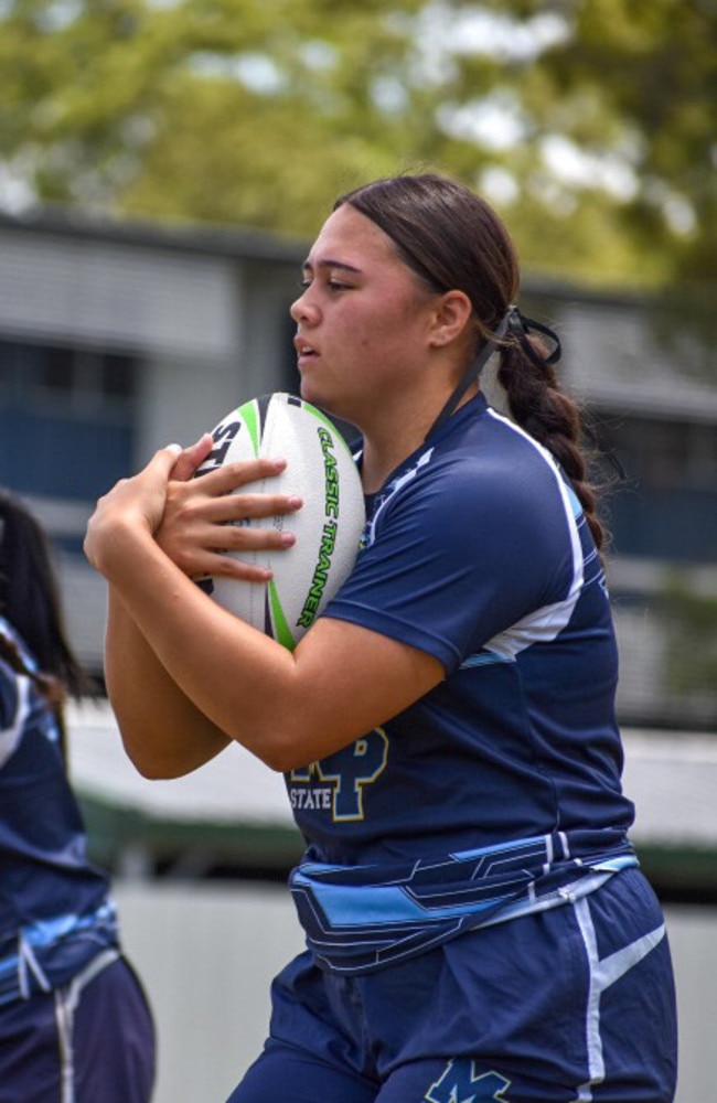 Mele Misa has been simply superb in club and school football this year. Picture courtesy of Leone Key/ LK Sports Photography.