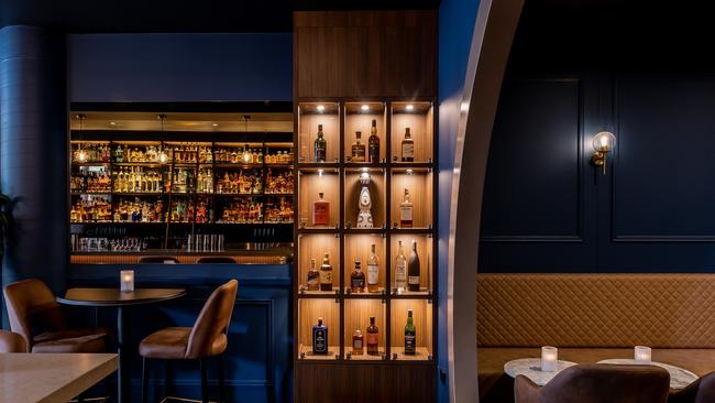 WAT Den’s collection of whisk(e)y and tequila.