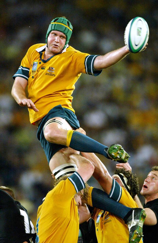 David Giffin played 50 tests for the Wallabies but admits he didn’t know pain until he had to deal with the thought his son could die.