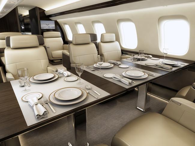 The dining space. Picture: Bombardier