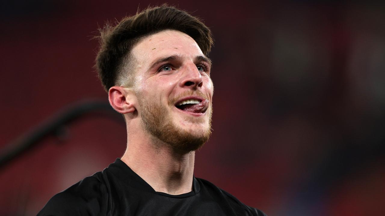 Declan Rice is Arsenal’s top priority in the summer. (Photo by Dean Mouhtaropoulos/Getty Images)