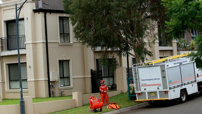 SES crews from across Sydney and NSW helped Hills residents after the February storm caused major damage.