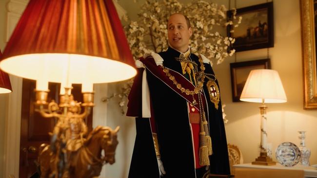 Prince William gets ready at Kensington Palace. Picture: YouTube