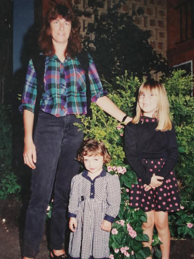 Ms Merten’s family hope their ordeal can help others and fix chronic issues with the hospital system. Ms Merten is pictured with daughters Corina and Renee.