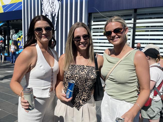 Claire Mcewan, Tristin Ogonoski, Georgie Higgins. Picture: Himangi Singh