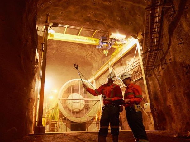 Underground mine at Prominent Hill. Pic: Supplied by OZ Minerals