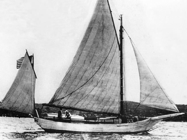 Spray on Sydney Harbour. Joshua Slocum. Courtesy New Bedford Whaling Museum