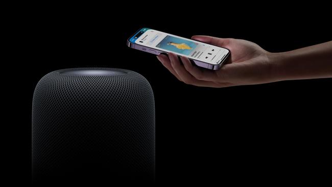 Apple's newly released HomePod ($479) doubles as a soundbar that can tell you the weather.