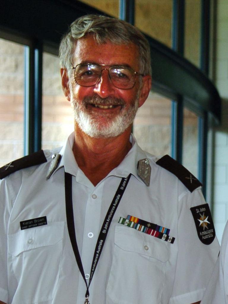 21. Kieran Brown - educator at St John Ambulance - Mr Brown had a career with the Tasmanian Education Department for 32 years but also dedicated time to St John Ambulance Australia becoming Chief Cadet Officer. In 2008 Kieran was appointed Deputy Chief Commissioner of the organisation and has worked with indigenous young people including translating first aid training resources into indigenous languages. Picture: CLIVE HYDE 