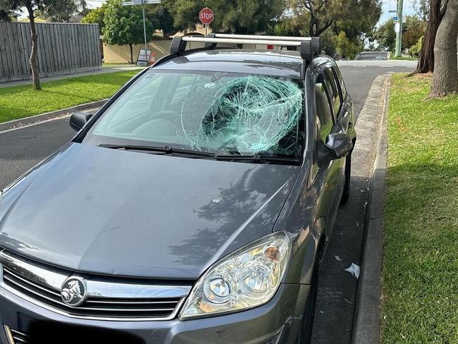 The Holden Astra police believe was used in the hit and runs. Picture: Instagram